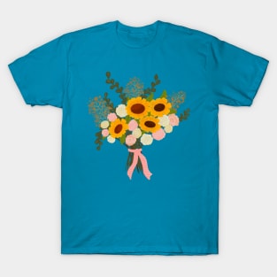 Summer wildflowers bouquet T-Shirt